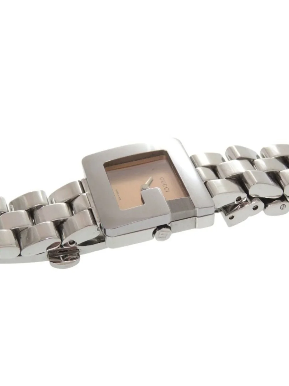 Gucci Watch SS Orange Silver Quartz